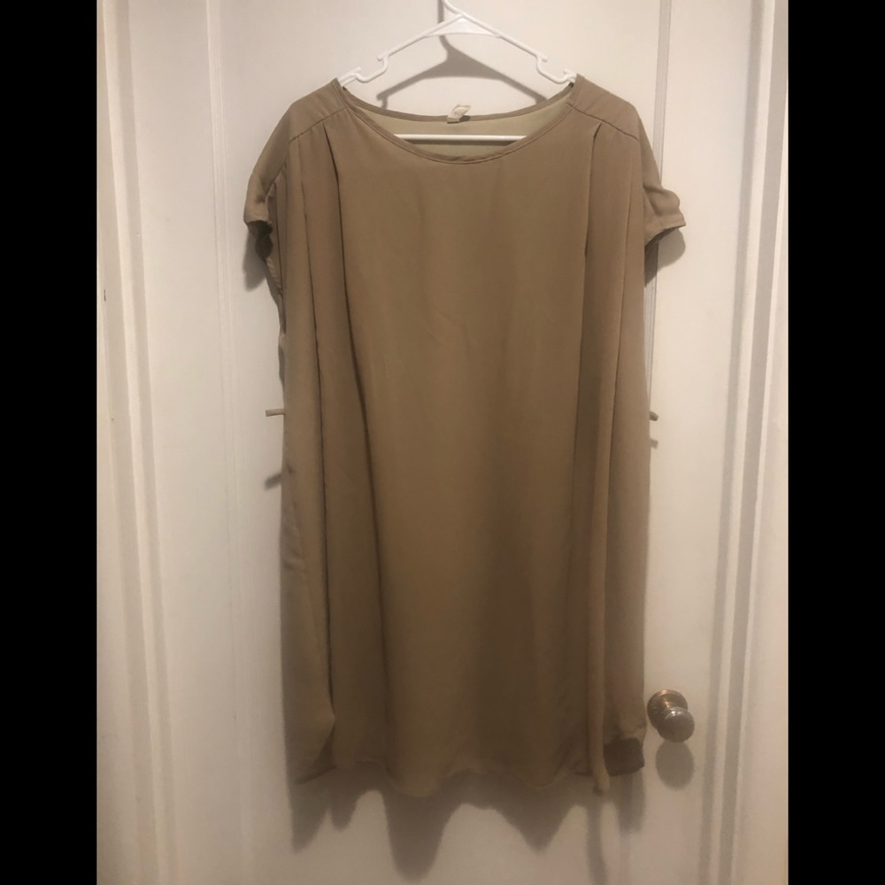 Pink blush Tan tunic dress